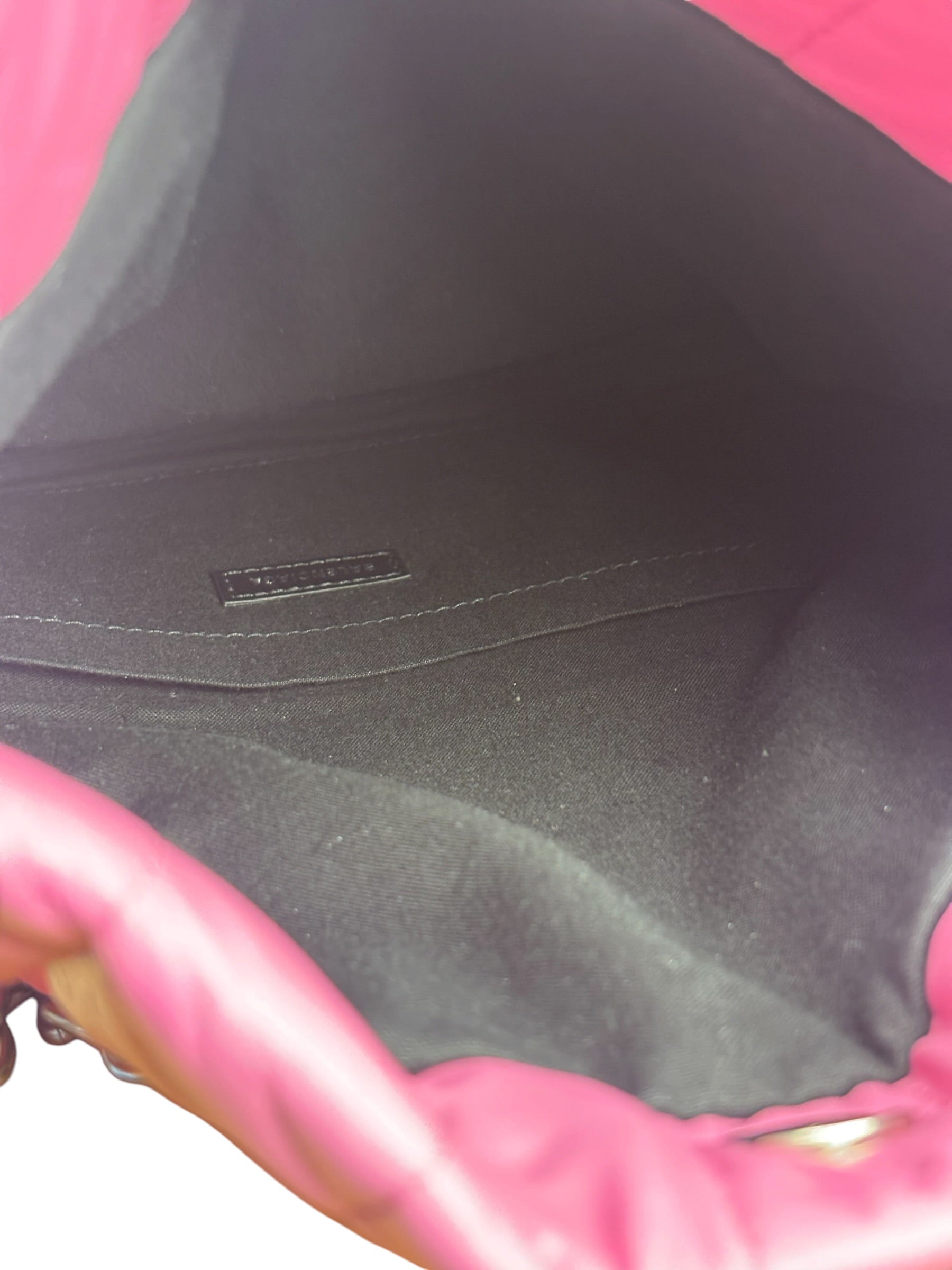Balenciaga Pink Quilted Leather Chain Shoulder Bag