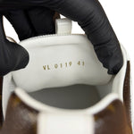 Louis Vuitton White/Brown Run Away Sneakers
