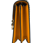 Gucci Orange GG Polished Leather Shoulder Bag
