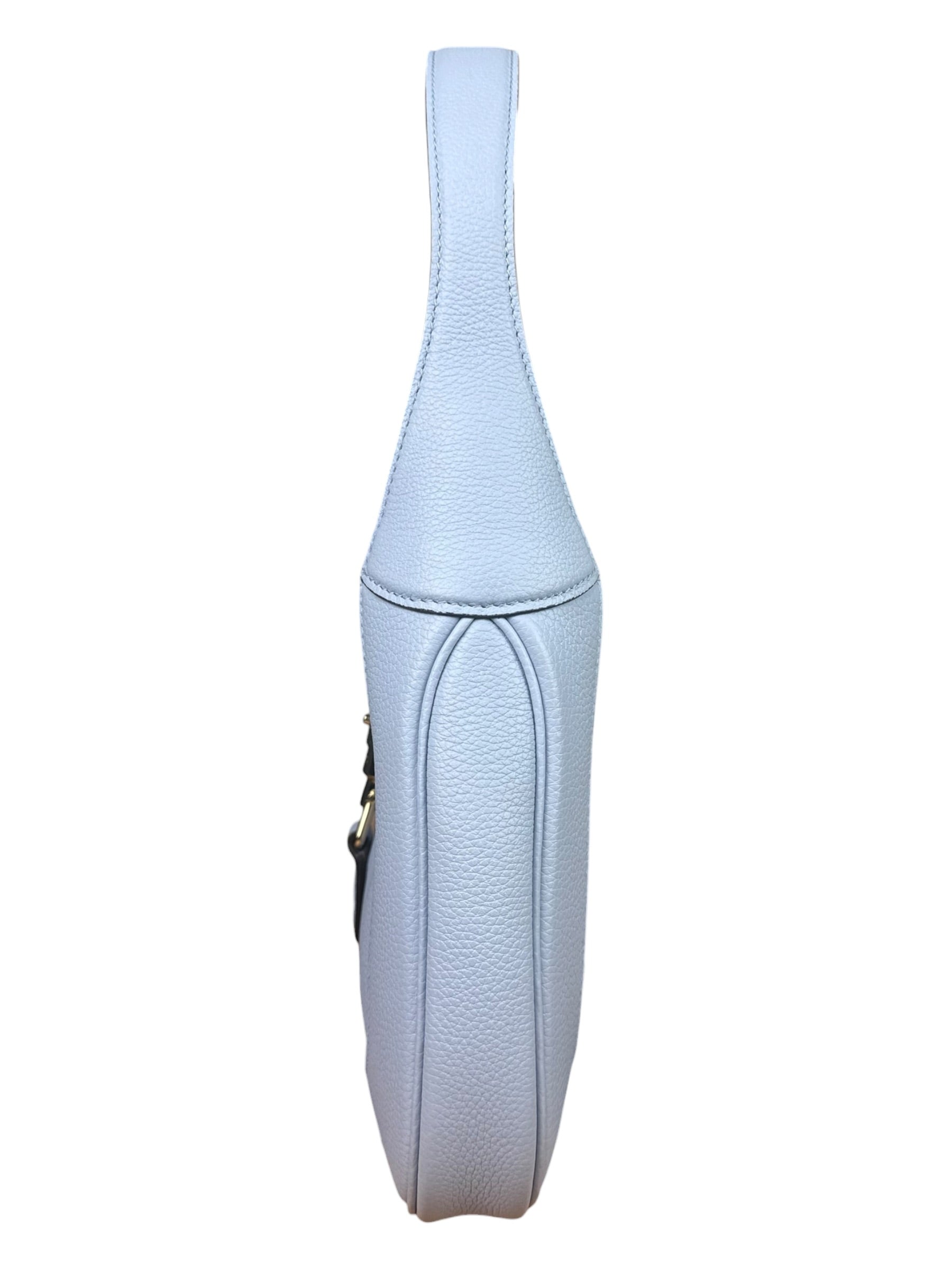 Gucci Jackie 1961 Hobo Bag Light Blue Grained Leather