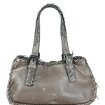 Bottega Veneta Intrecciato Leather Fringe Handbag