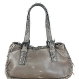Bottega Veneta Intrecciato Leather Fringe Handbag