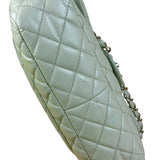 Chanel Light Sage Green Medium Classic Flap Shoulder Bag 2008