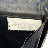 Bottega Veneta Black Intercciato Long Wallet