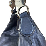 Gucci Navy Blue Galaxy Chain Hobo Bag