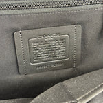 Coach Black Crossgrain Leather Wade Backpack