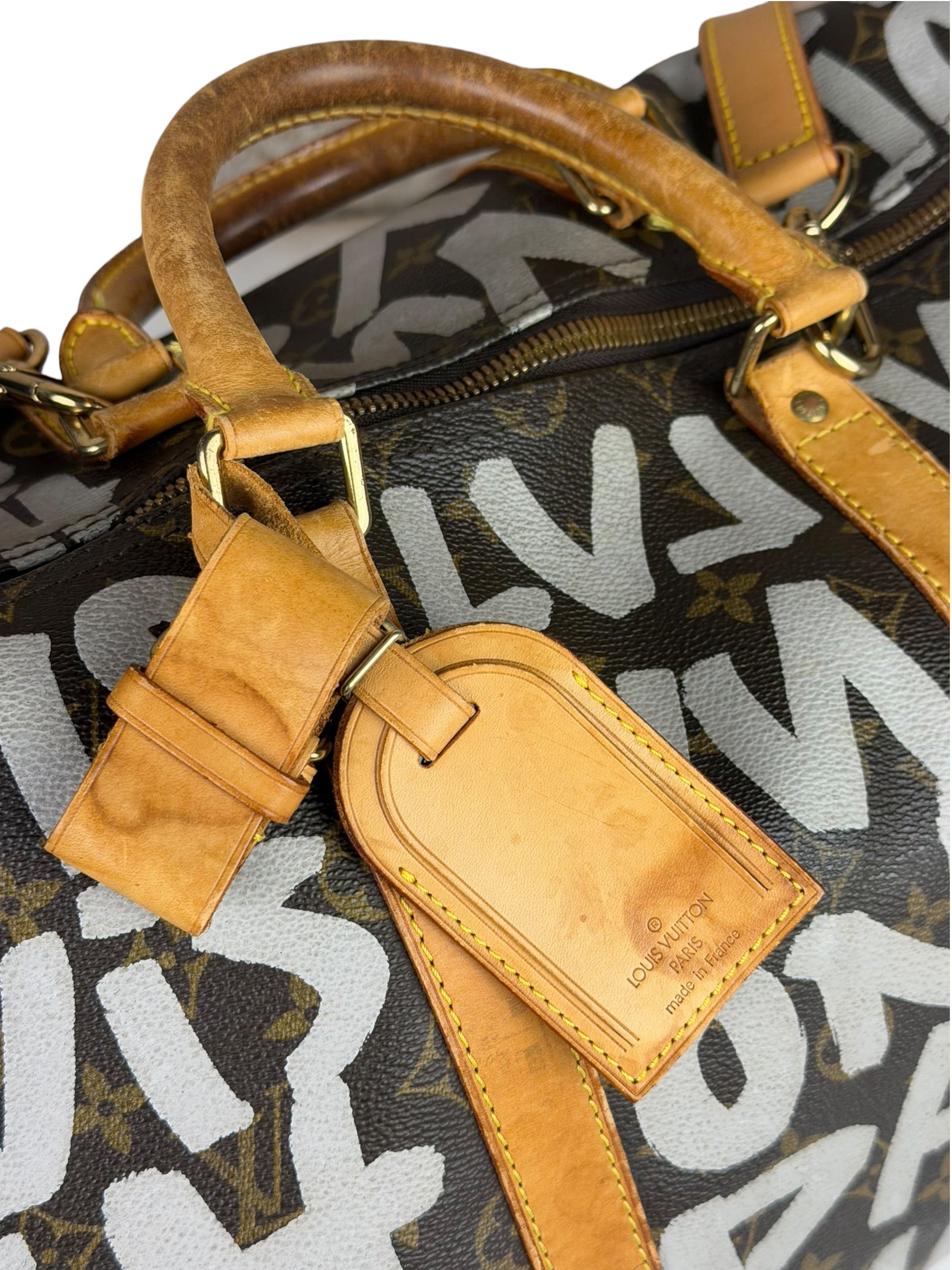 Louis Vuitton x Stephen Sprouse Monogram Graffiti Keepall 50