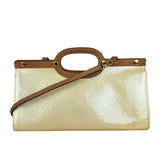 Louis Vuitton Yellow Monogram Vernis Roxbury Drive 2Way Handbag