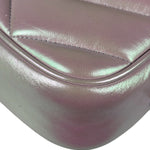 Gucci Iridescent Pink Nappa Chevron Small GG