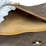 Bally Vintage Leather Coated Monogram Handbag