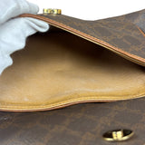 Bally Vintage Leather Coated Monogram Handbag