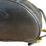 Chanel Black Quilted CC Duma Leather Backpack '97