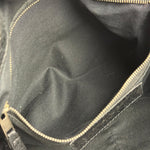 Balenciaga Vintage Black Leather Classic Square Zip Shoulder Tote Bag