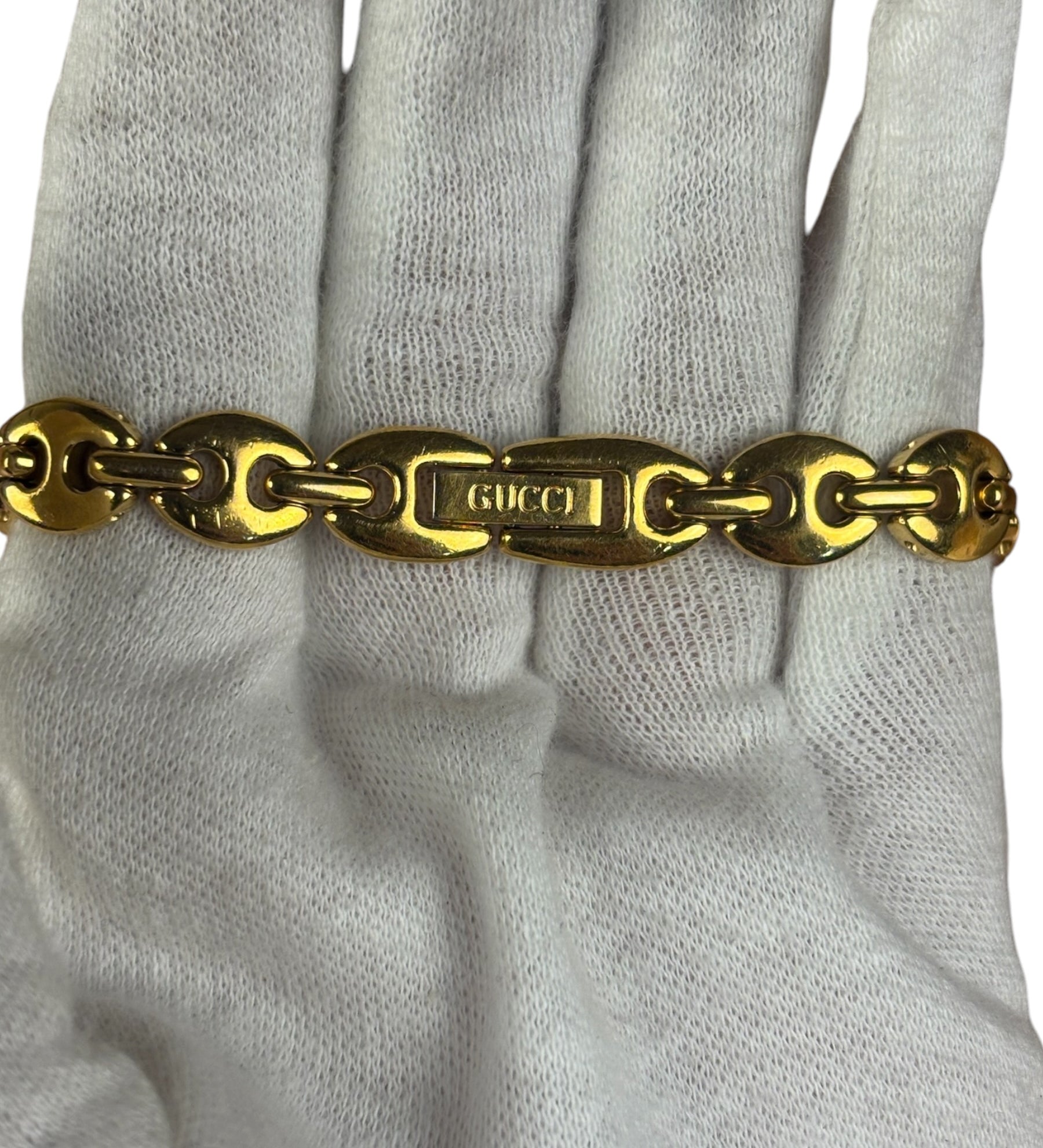Gucci Vintage Gold Plated Interchangeable Bezel Watch