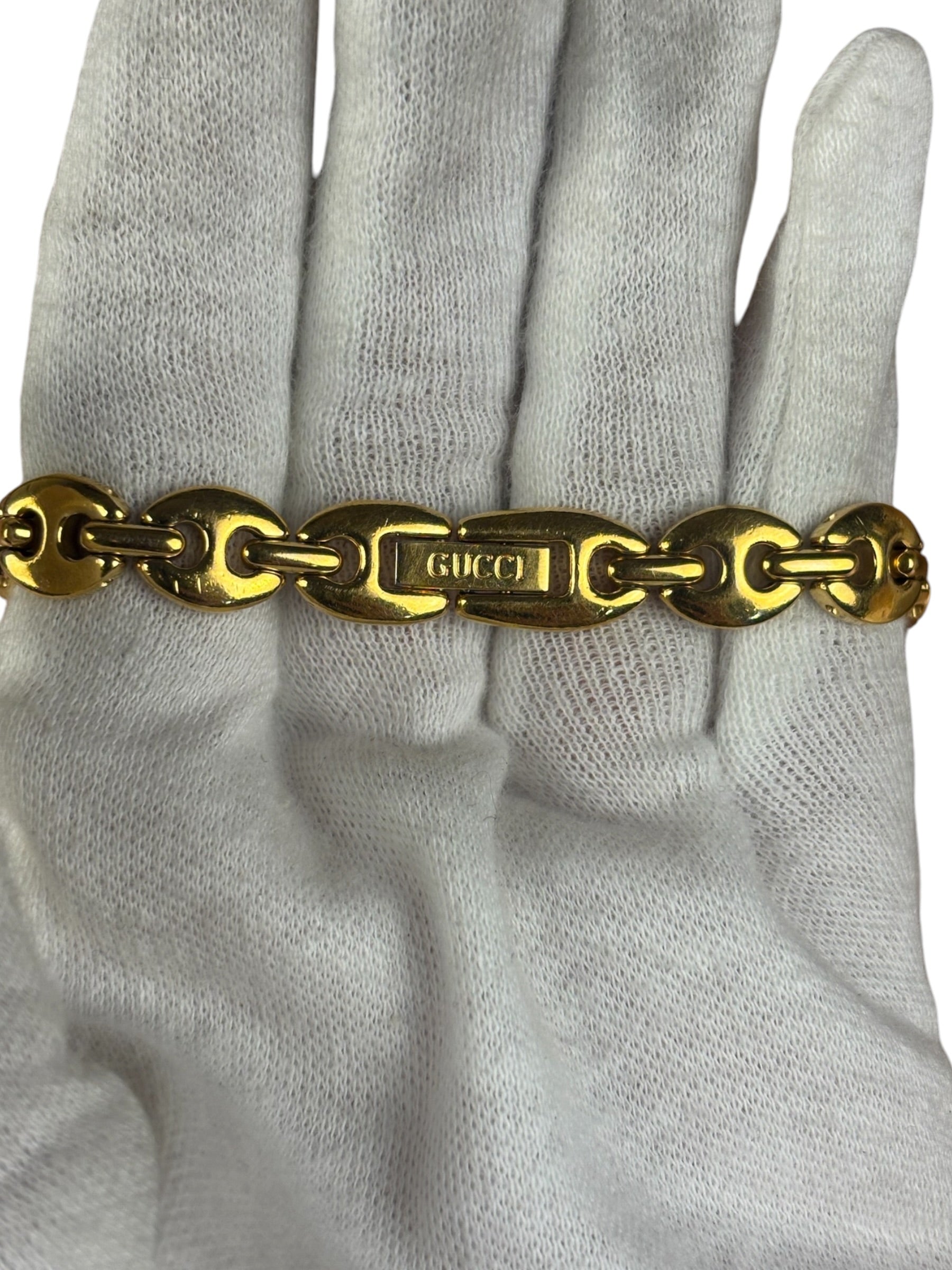 Gucci Vintage Gold Plated Interchangeable Bezel Watch