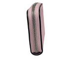 Salvatore Ferragamo Bubble Gum Calfskin Compact Zip-Around Wallet