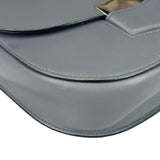 Celine Grey Leather Trotteur Small Crossbody Bag