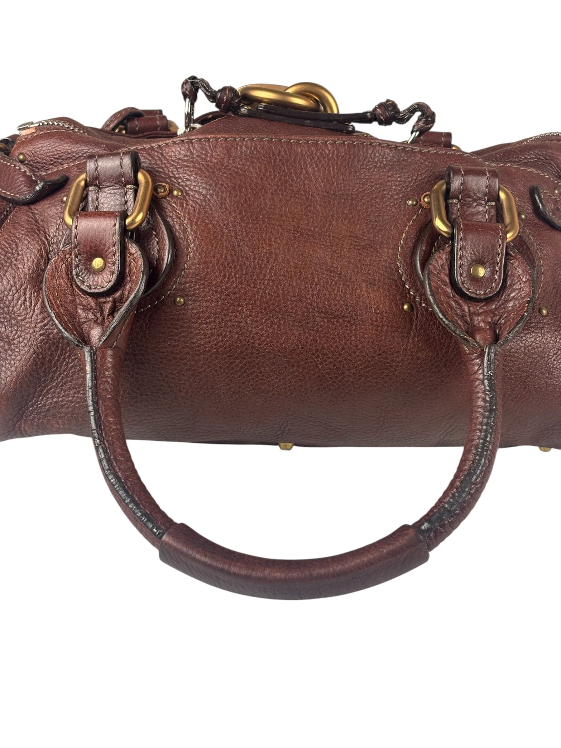 Chloe Paddington Brown Leather Handbag