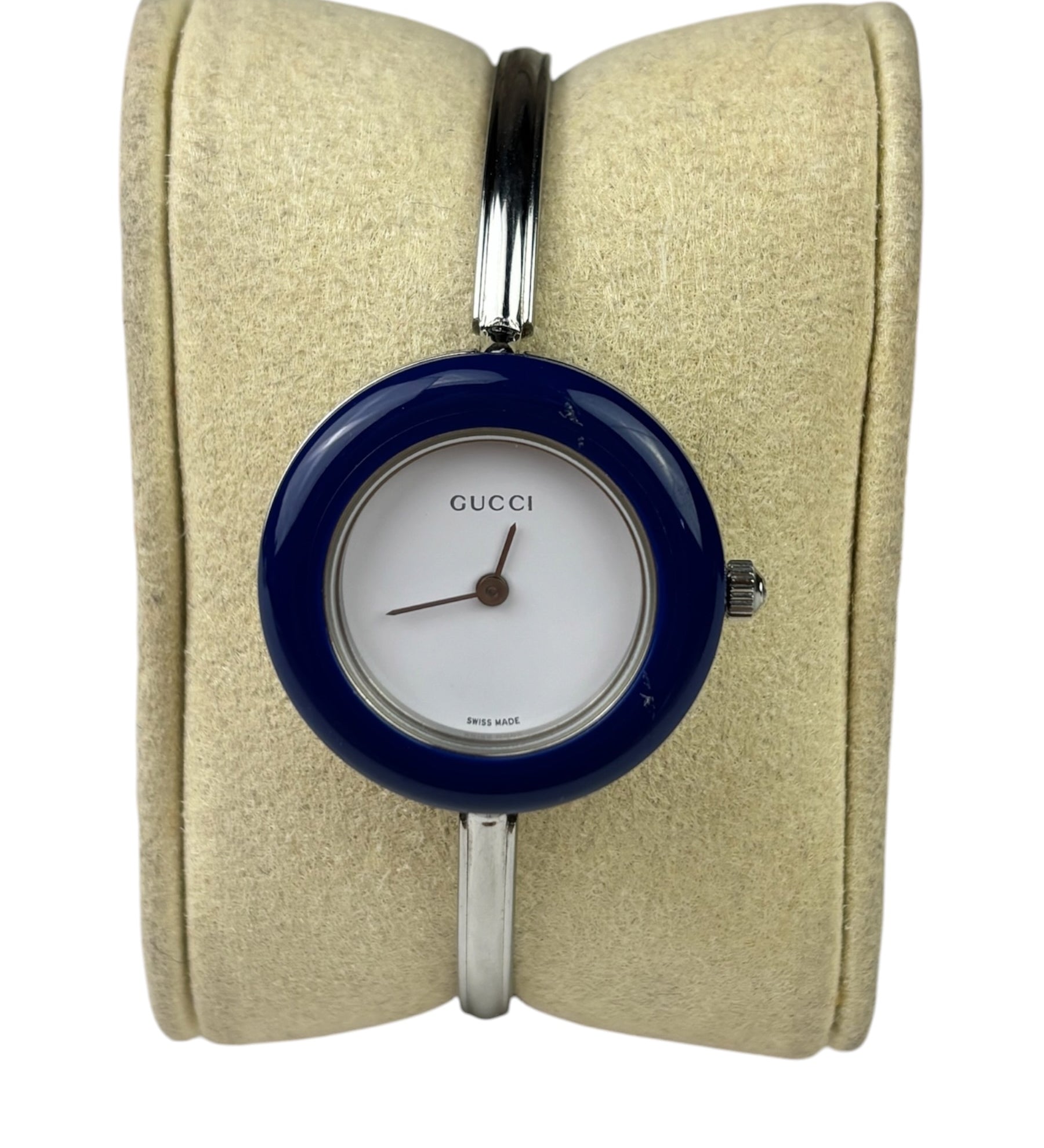 Gucci Interchangeable Stainless Steel Bezel Watch