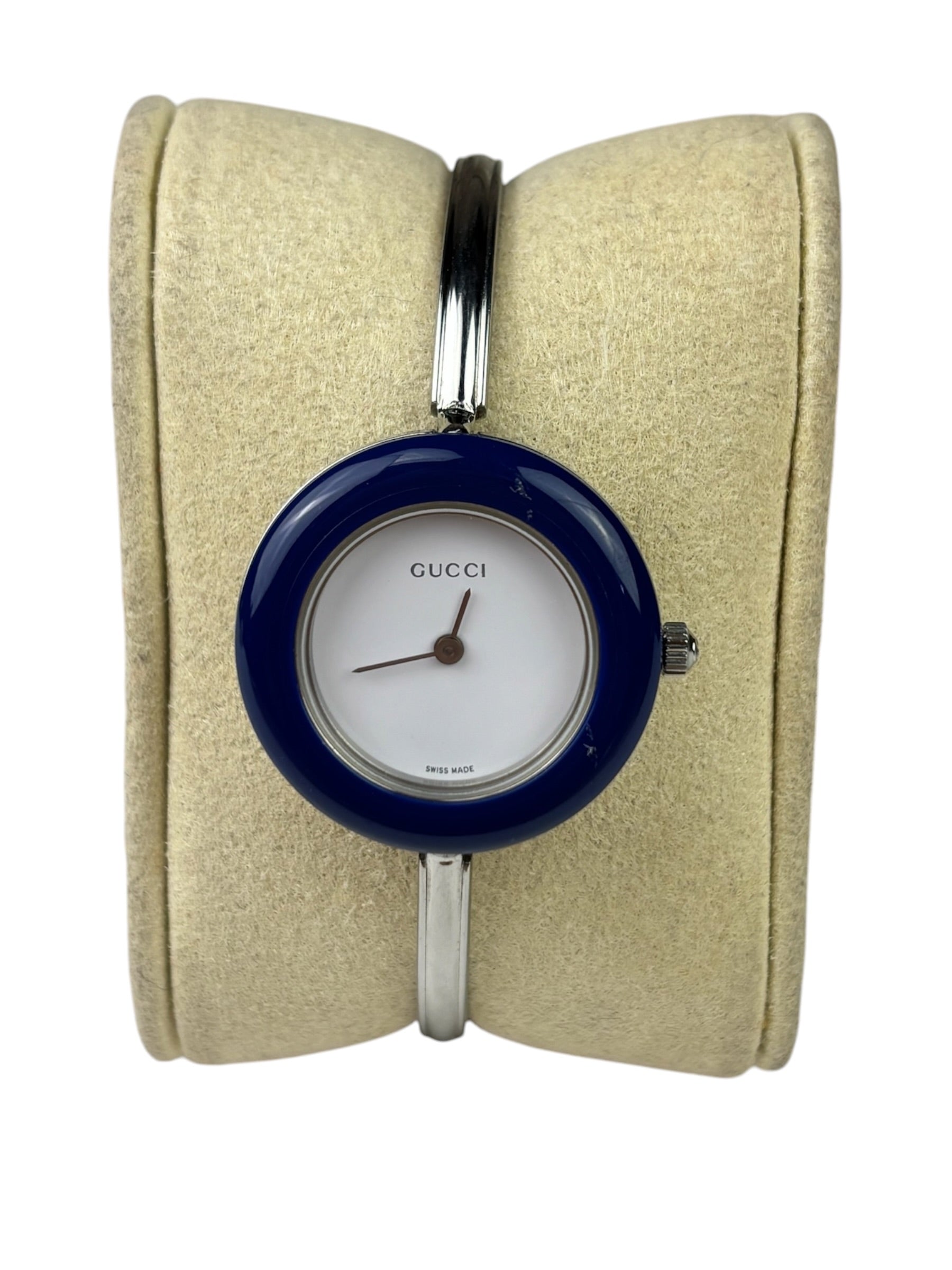 Gucci Interchangeable Stainless Steel Bezel Watch