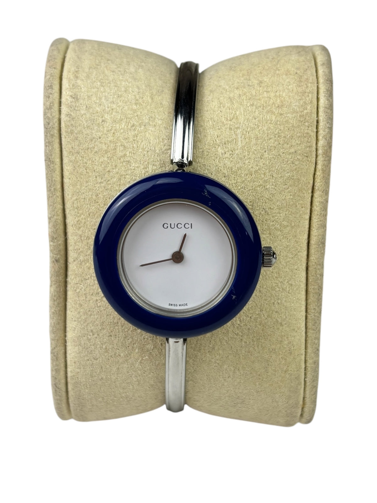 Gucci Interchangeable Stainless Steel Bezel Watch
