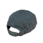Balenciaga Distressed Embroidered Cap Washed Black