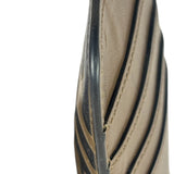Fendi Brown Leather FF Zip Coin/Card Case