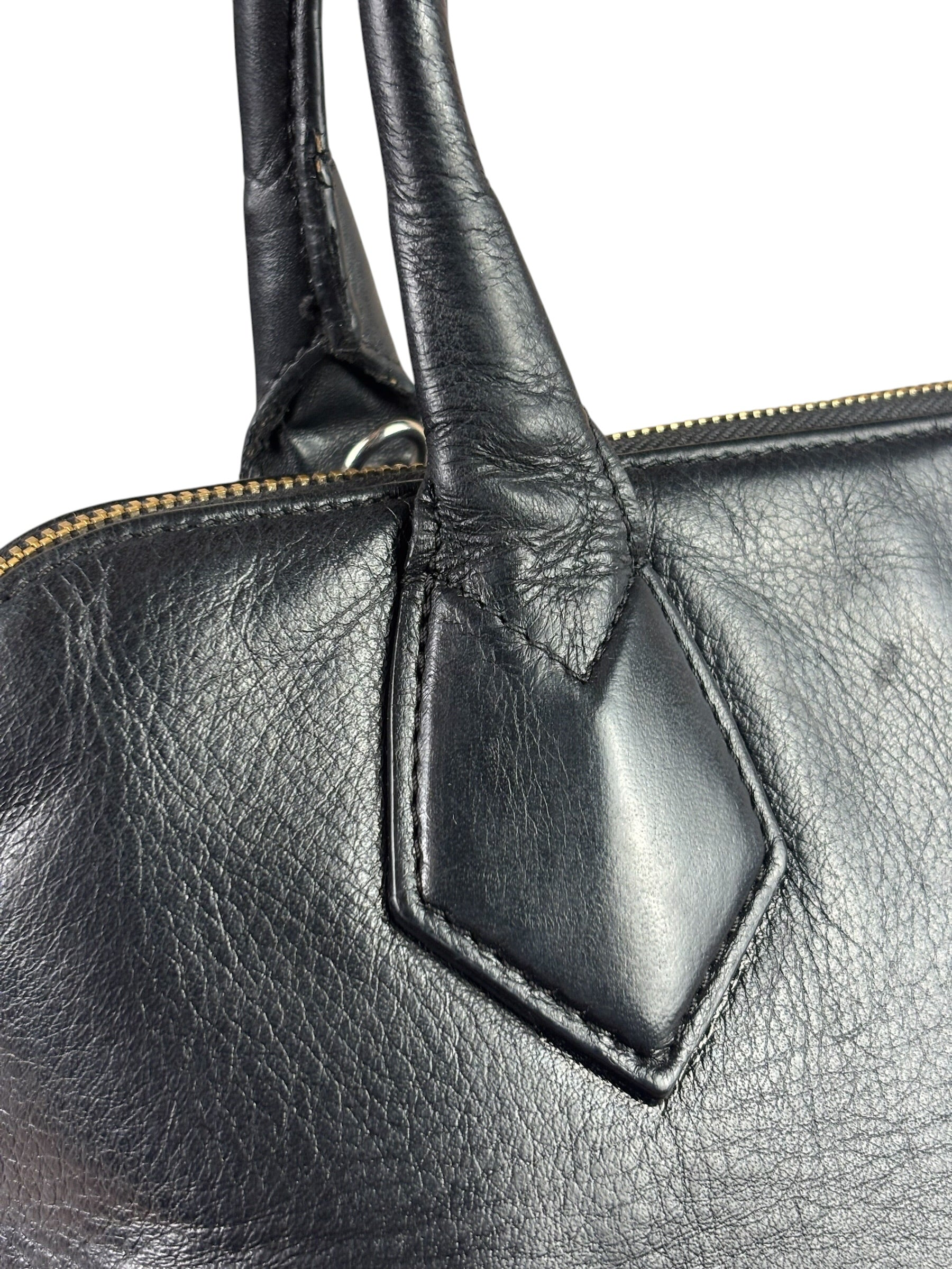 Vivienne Westwood Black Leather Shoulder Bag