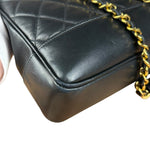 Chanel Black Lambskin Shopper Tote 90s
