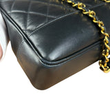 Chanel Black Lambskin Shopper Tote 90s