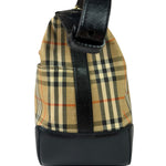 Burberry Haymarket Check Shadow Horse Canvas Shoulder Bag