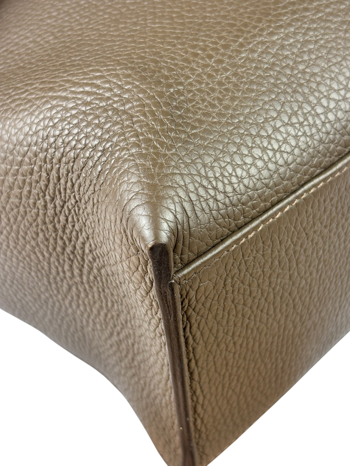 Hermes Brown Leather Sac Alfred Taorillon Clemence 35