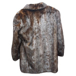 Mowus-M Vintage Brown Mink Fur Coat