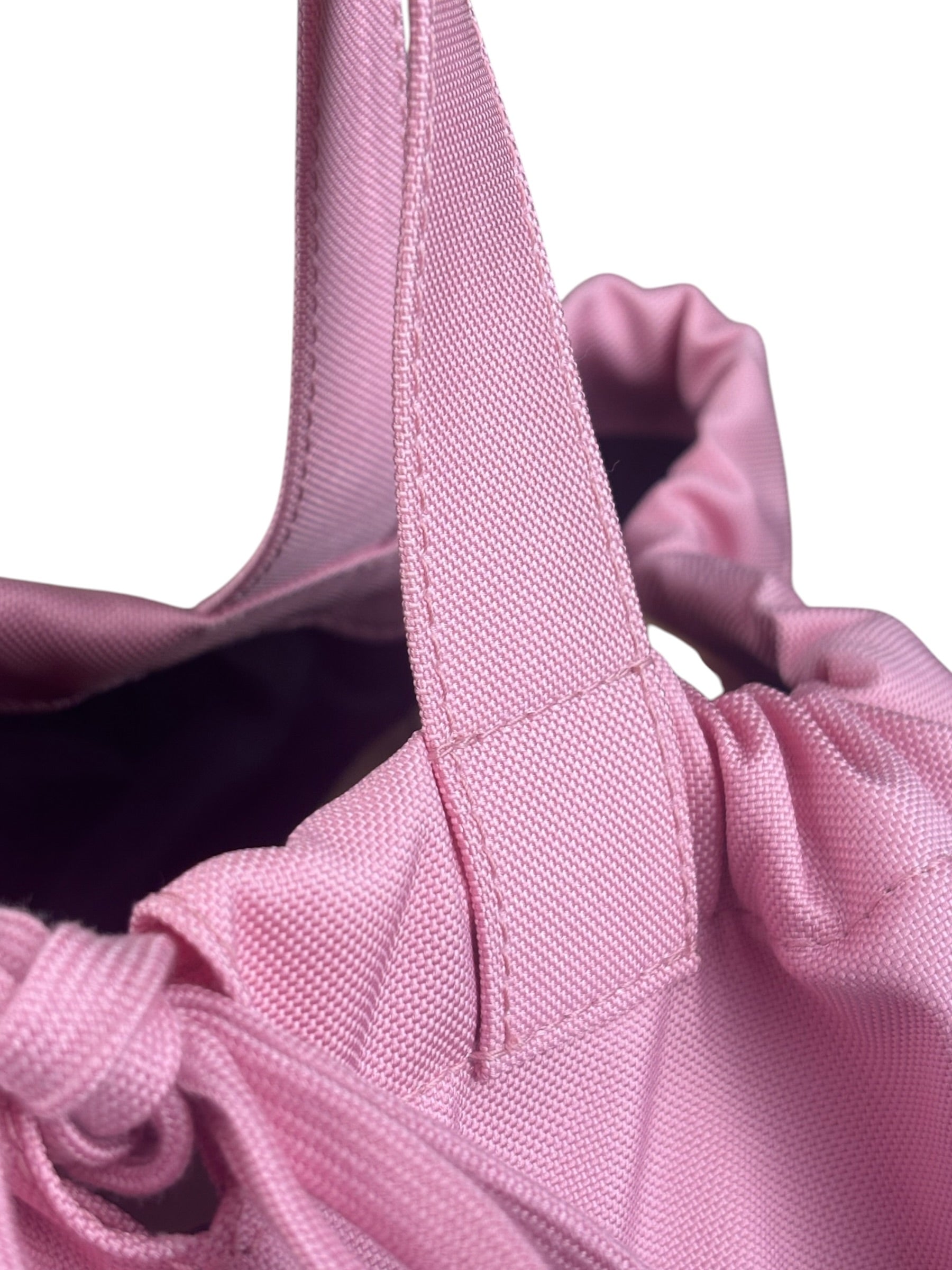 Balenciaga Pink/Black 24/7 Layered Mesh Tote Bag