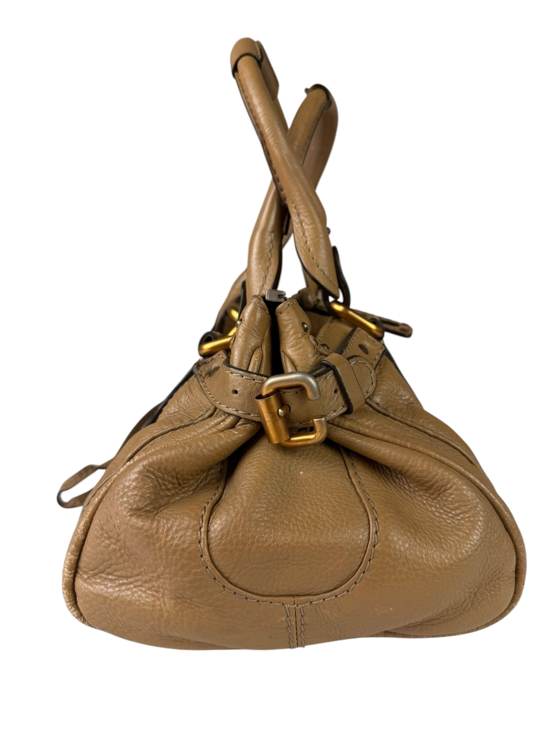Chloe Brown Leather Paddington Shoulder Bag