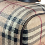 Burberry Vintage House Check Haymarkett Chester Bowling Handbag