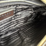 Prada Tessuto Buckle Shoulder Bag