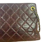 Chanel Burgundy Quilted Leather Portopello Bowler Bag 2014