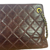 Chanel Burgundy Quilted Leather Portopello Bowler Bag 2014