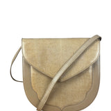 Yves Saint Laurent Vintage Beige Lizard Shoulder Bag