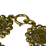 Chanel Gold Rue Cambon Medallion Bracelet