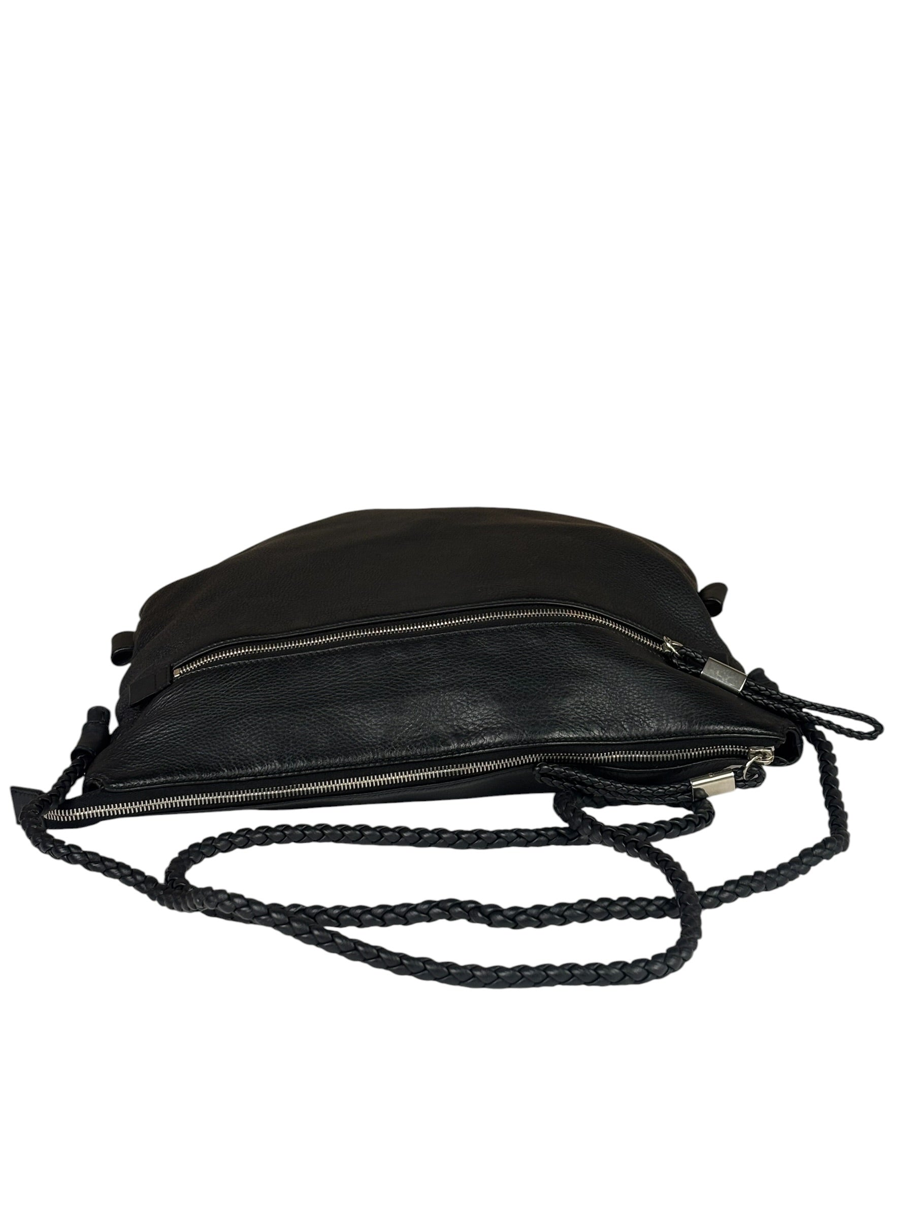 Gucci Black Leather Slouchy Hobo Bag