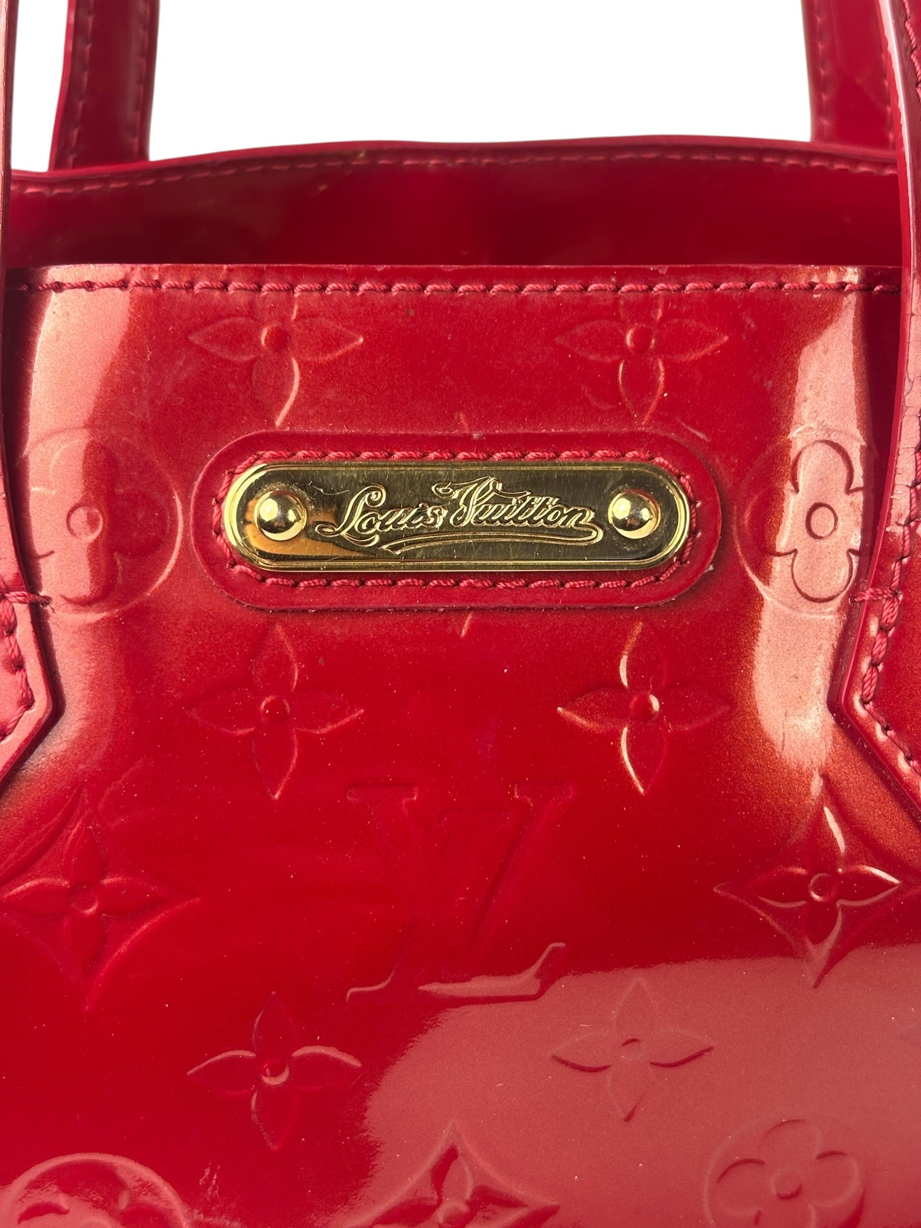 Louis Vuitton Monogram Red Vernis Wilshire PM