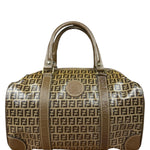 Fendi Vintage Zucchino PVC Boston Bag