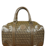 Fendi Vintage Zucchino PVC Boston Bag