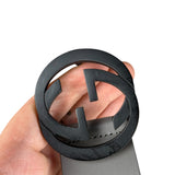 Gucci Grey Belt Black GG