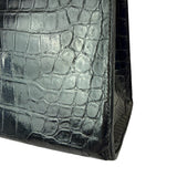 Hermes 1985 Black Crocodile Kelly 35