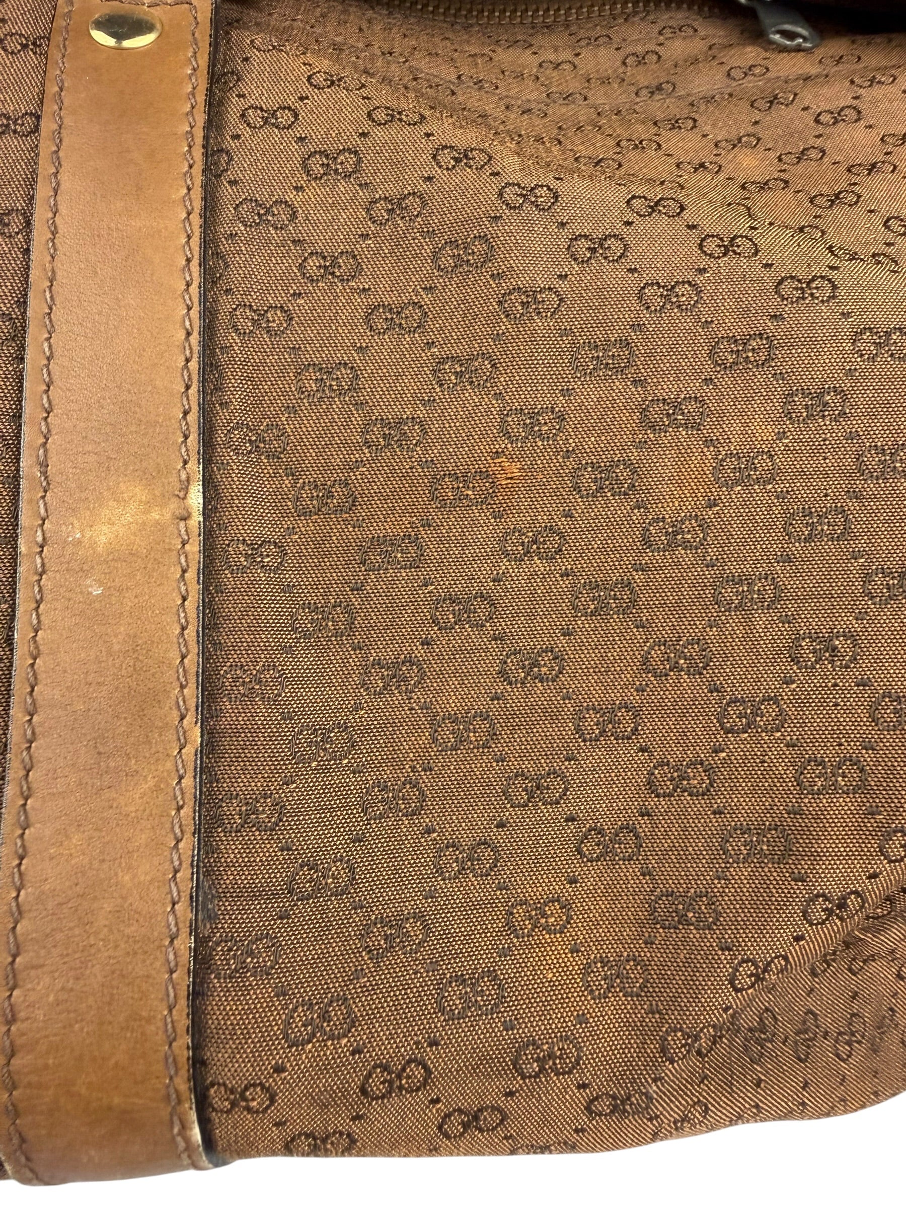 Gucci Vintage Micro GG Travel Bag
