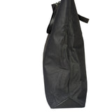 Burberry Grey Nylon/Leather Trim Tote
