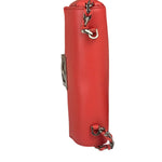 Fendi Coral Pink Leather Mini Baguette